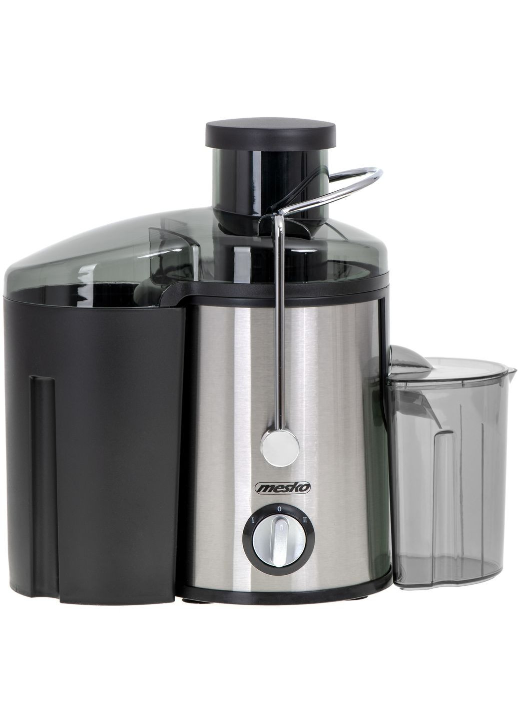 Соковыжималка MS 4126 black 600Вт/ контейнер для сока-0,45л/ контейнер для мякоти-1,5л Mesko (370617508)