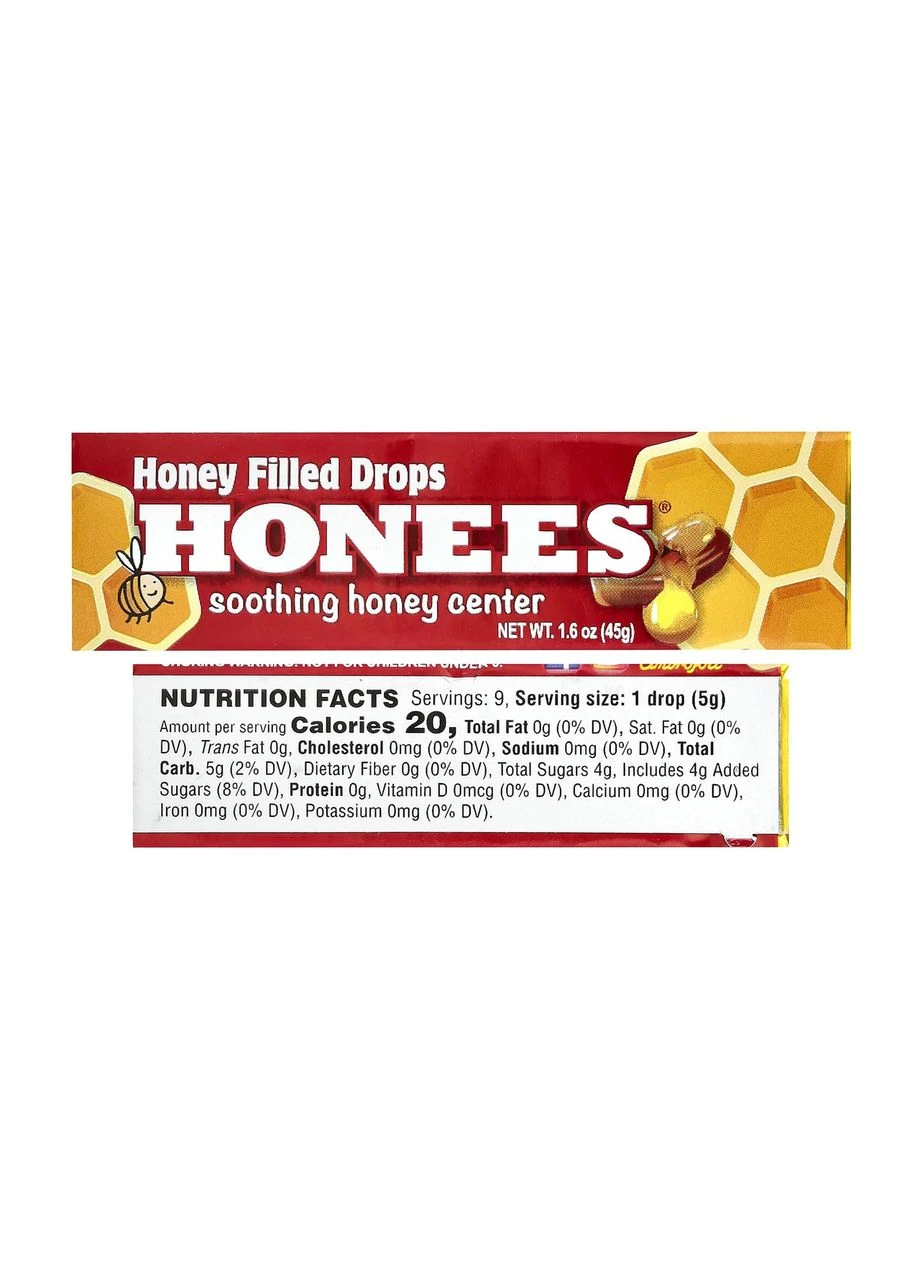 Медові льодяники 1.60 унцій 45 г пастилки Honees (380695918)