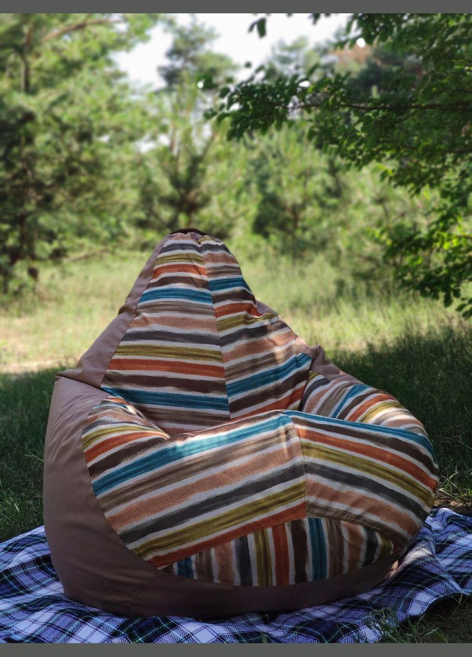 Крісло - мішок груша, XXL - 140х100 Mg Akasya B 077-7 +Florida Caramel SkyPuff (339871357)