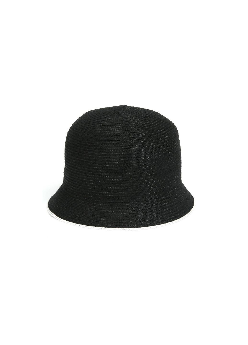 Шляпа клош женская хлопок черная SABRINA LuckyLOOK 060-594 (289478341)