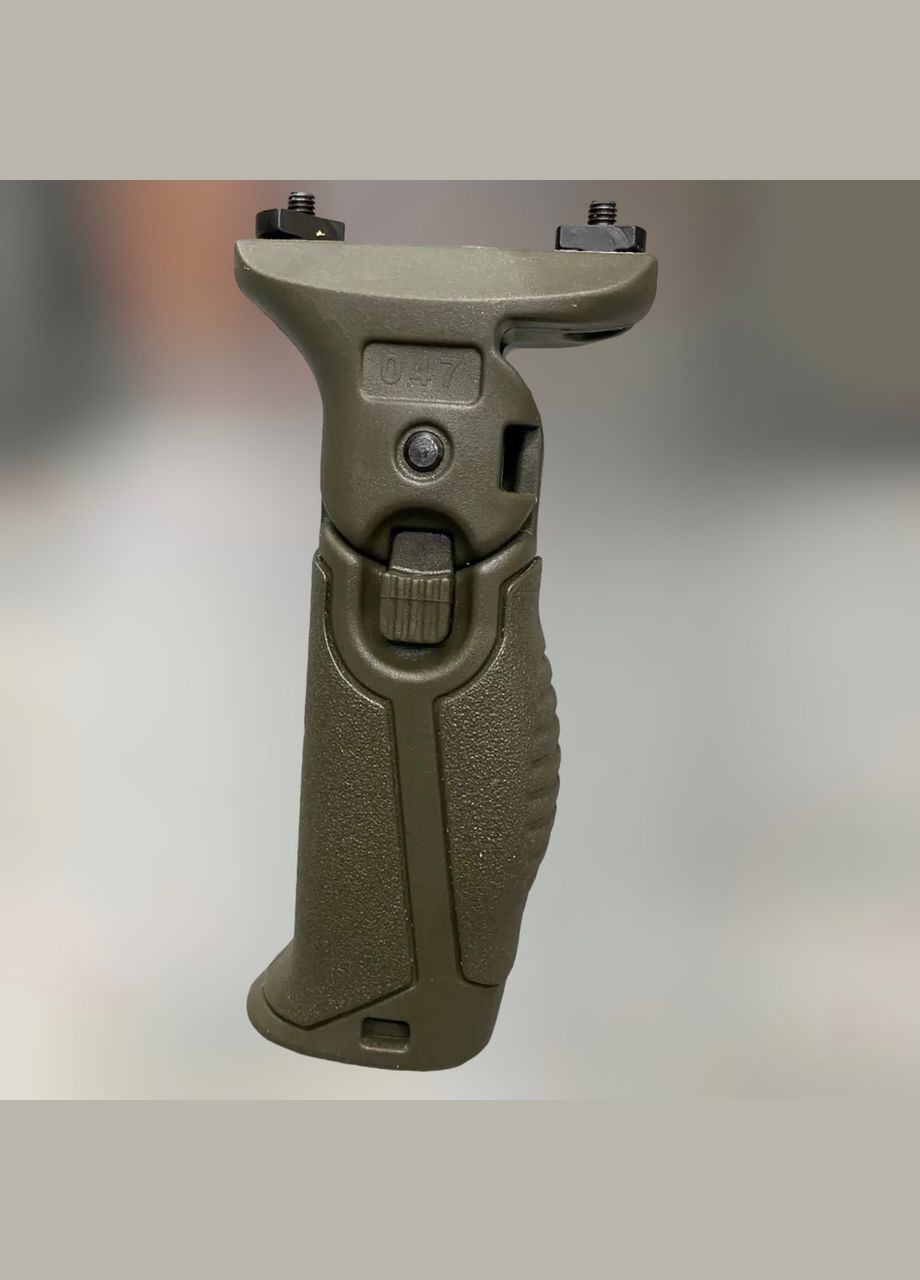Рукоятка переноски огня передняя TACTICAL (DLG-047-green), цвет Масла, складная, установка на M-LOK. DLG Tactical (362602281)