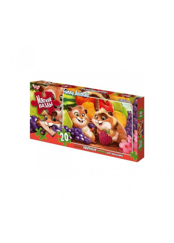 Мягкие пазлы "Хомяк" S20-09-13, 20 элементов No Brand (330600966)