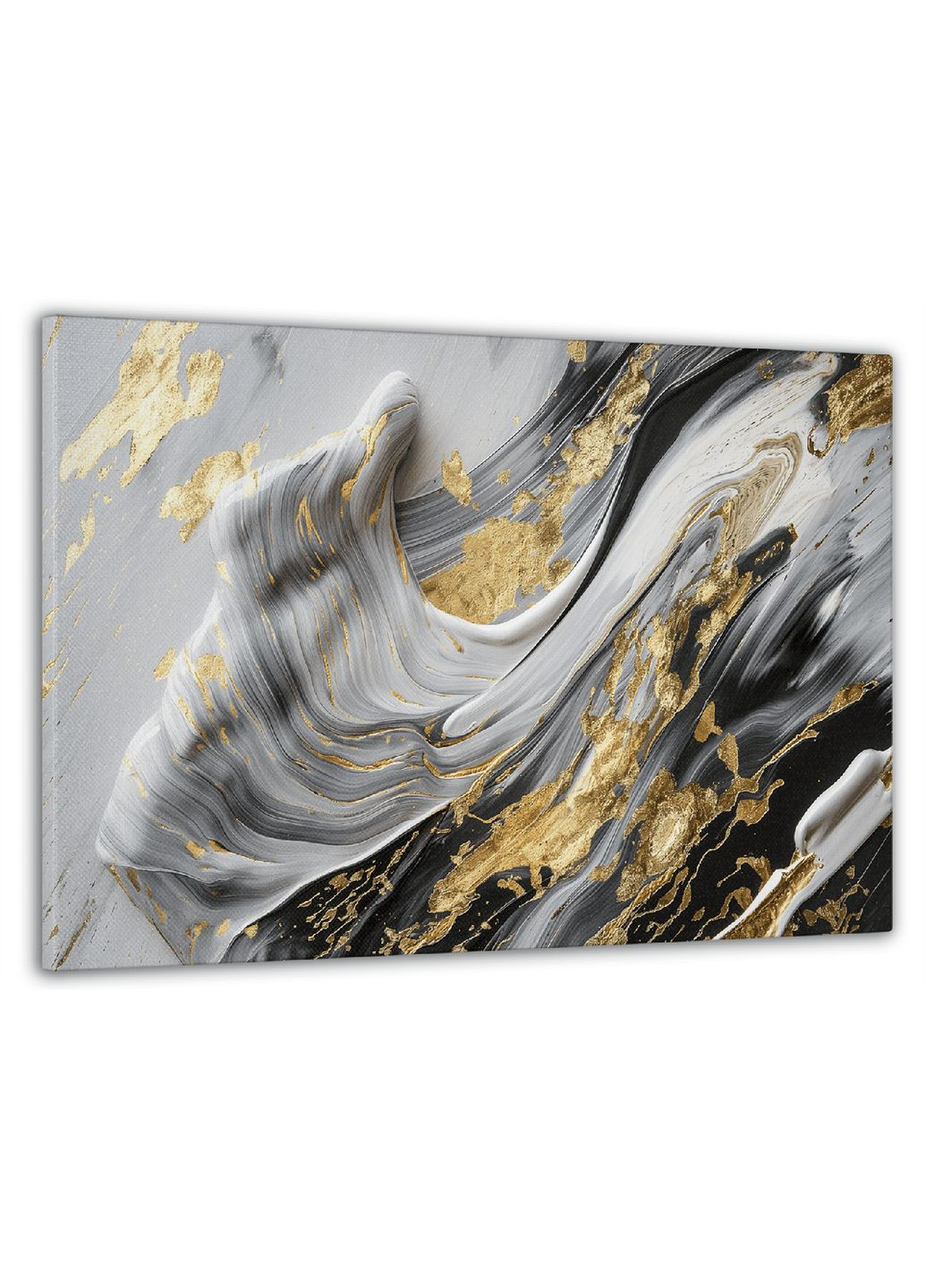 Картина на стену в гостиную/спальню с 3D-эффектом "Сияние текстур" 60x100 см MN10149 Mako (373272944)