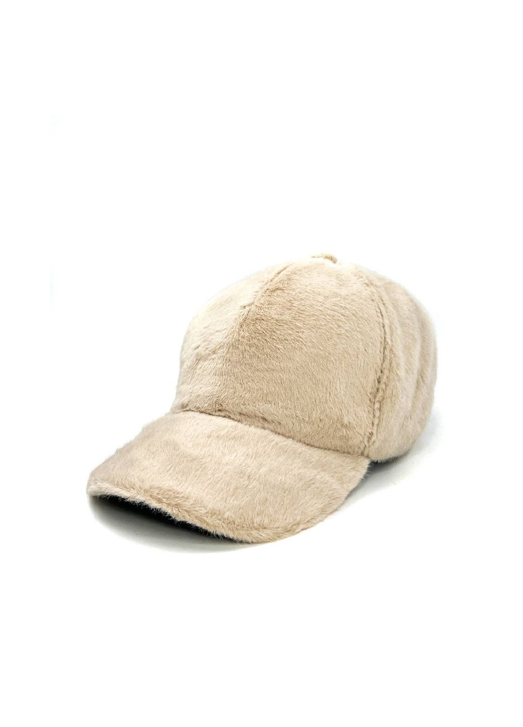 Бейсболка с регулятором женская искусственный мех кролик бежевая LAM LuckyLOOK 279-186 (322792964)