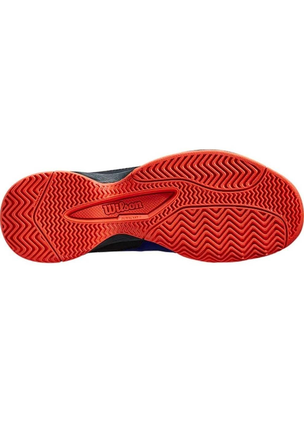 Цветные демисезонные детские кроссовки rush pro jr l синий оранжевый Wilson