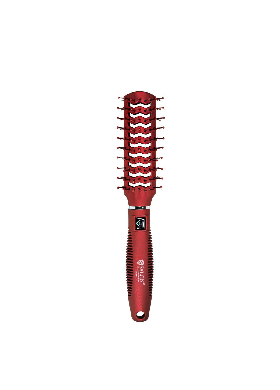 Щітка для волосся двостороння продувная 9541 SL, Бордова Salon Professional (361377267)