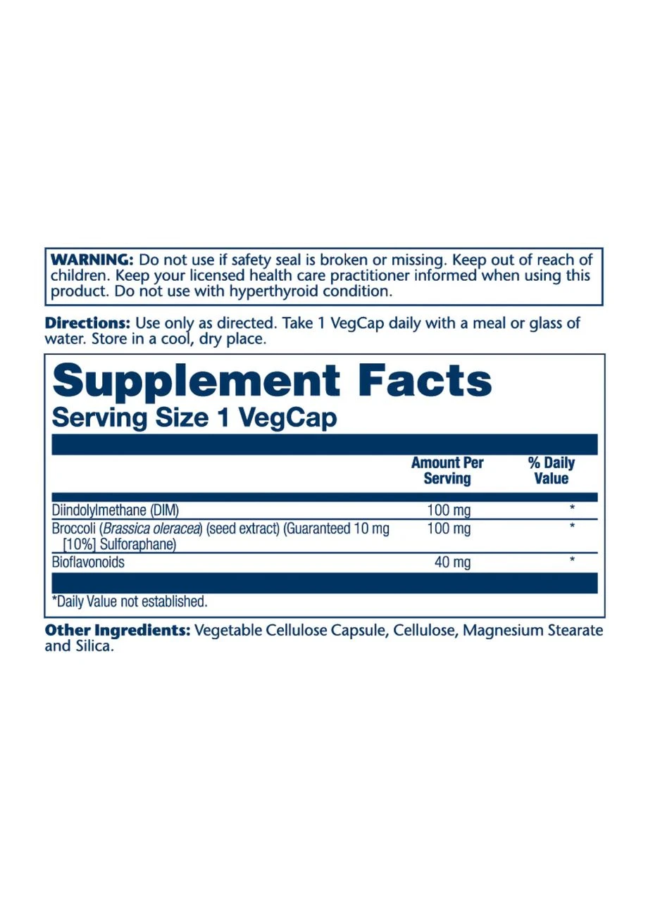 DIM Supreme 100mg - 60 vcaps Solaray (392265572)