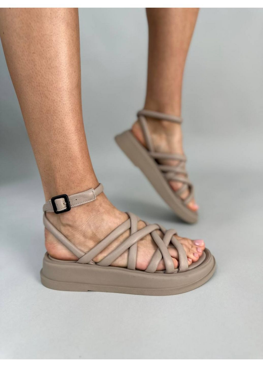 Жіночі шкіряні босоніжки (6707-2) VZUTIK (296261567)