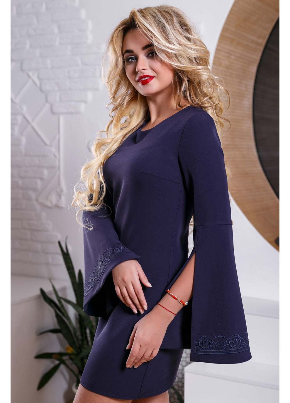 Синее платье 938.2550 Seventeen