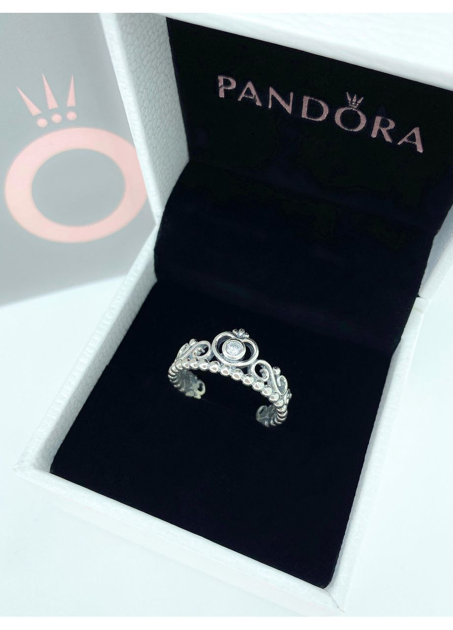 Серебряное кольцо Пандора "Тиара" 190880CZ Kabluchka (355347878)
