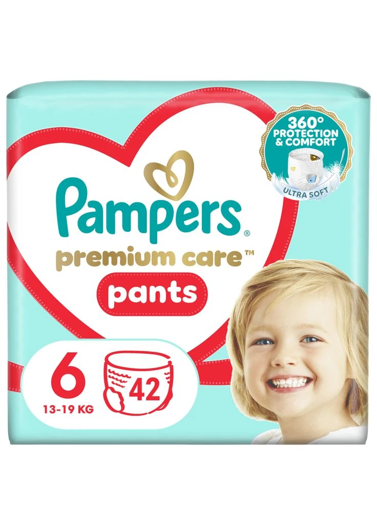 Підгузки Premium Care Pants Розмір 6 (15+ кг) 42 шт (8001841325545) Pampers (390949218)