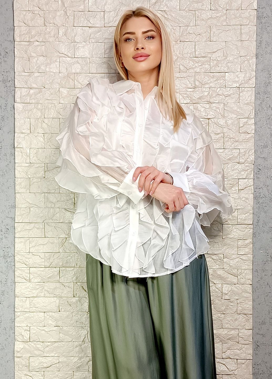 Біла блуза Vince Otto