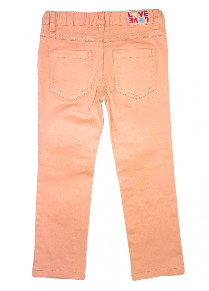 Оранжевые демисезонные зауженные джинсы skinny стрейтчевые для девочки 73535 Blue Seven