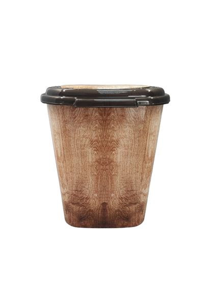 Кошик для білизни 53л бежевий з малюнком Ведмежа ELIF Elif Plastik (341523457)