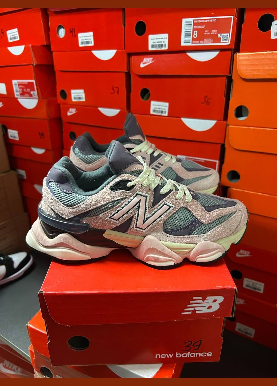 Серые всесезонные кроссовки 9060 pink lavender No Brand