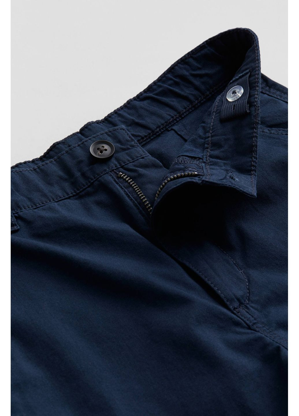 ХЛОПКОВЫЕ ШОРТЫ ЧИНОС для мальчика синие H&M (366643977)