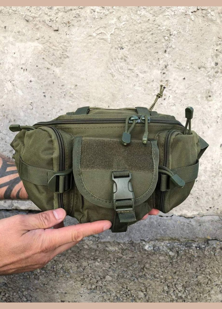 Бананка / Сумка тактическая поясная Олива No Brand (317225324)