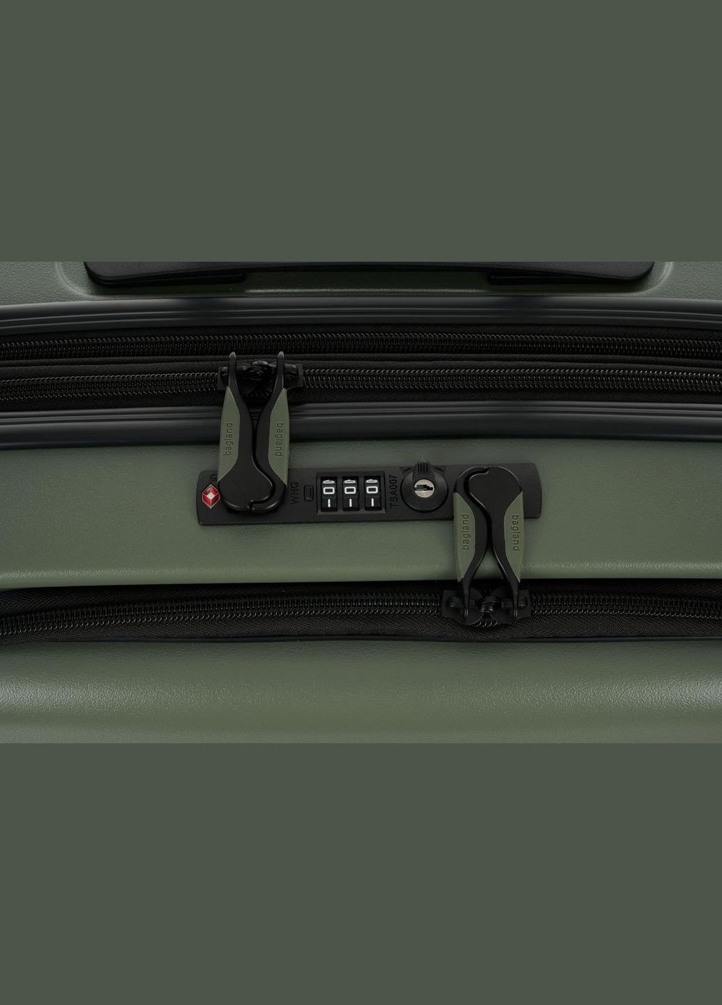 Дорожный чемодан маленький 40л из крепкого пластика 4-х колесный Velo (00322020) Bagland (319710768)