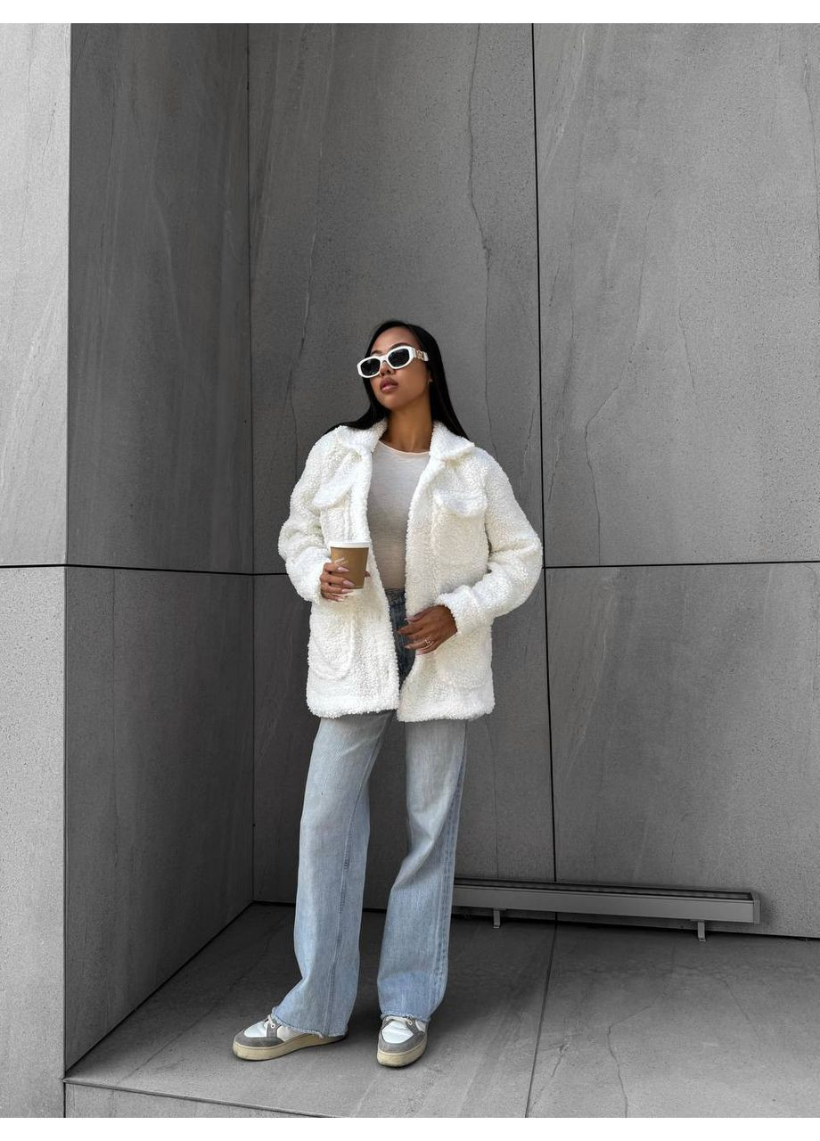 Молочная рубашка Україна с длинным рукавом