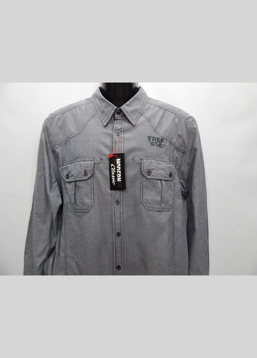 Чоловіча приталені сорочка з довгим рукавом Much More р.52 157ДР No Brand (315826269)