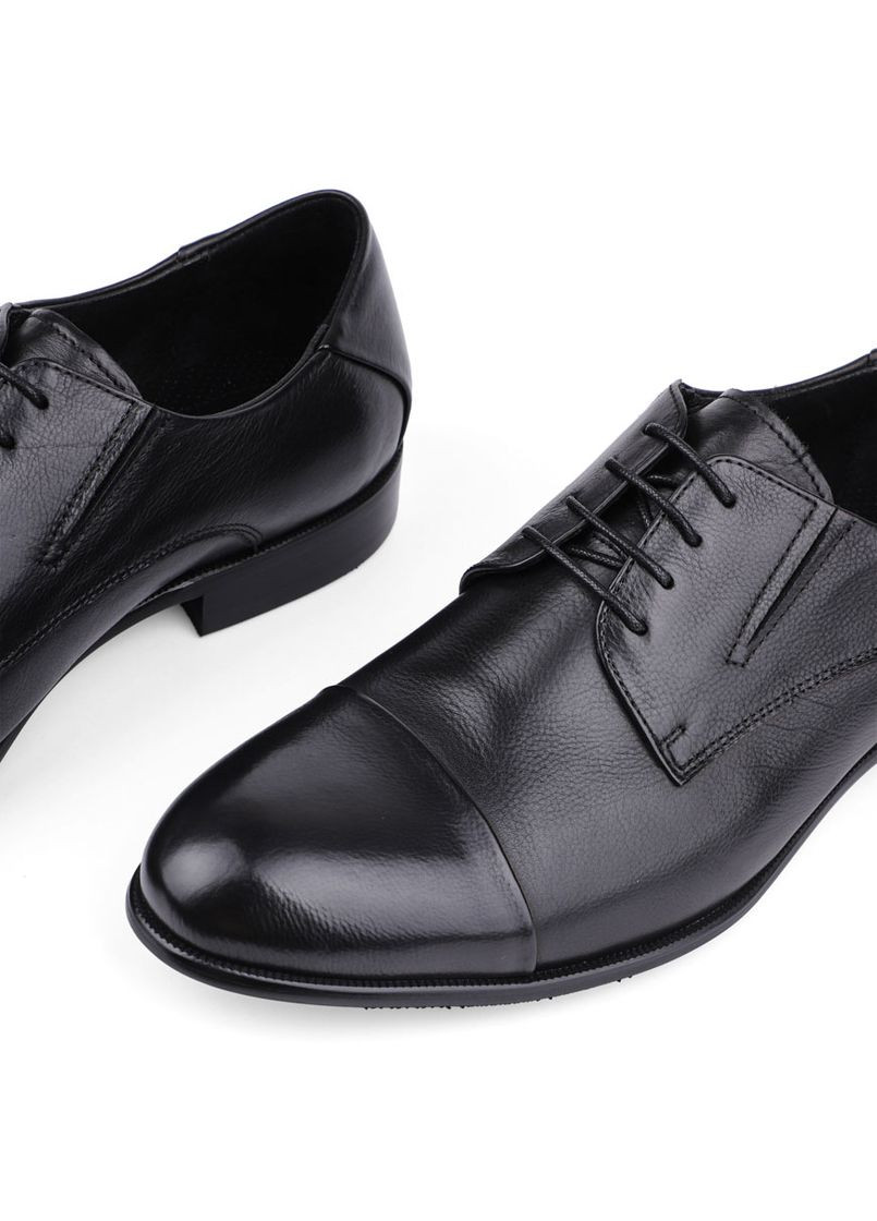 Черные мужские туфли 2327-1-а600 черный кожа Miguel Miratez
