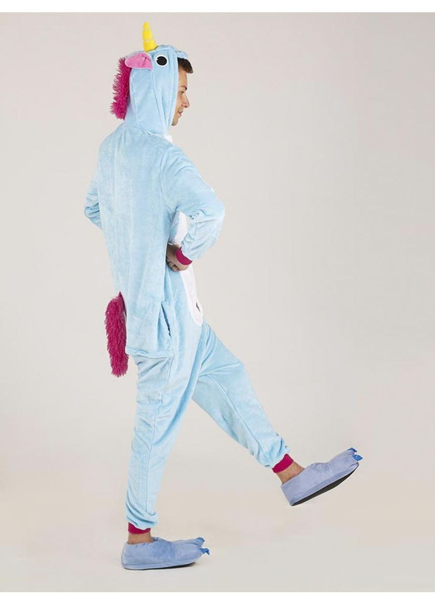 Піжама кігурумі чоловіча Блакитний поні S (145-155 см) Jamboo (369669209)