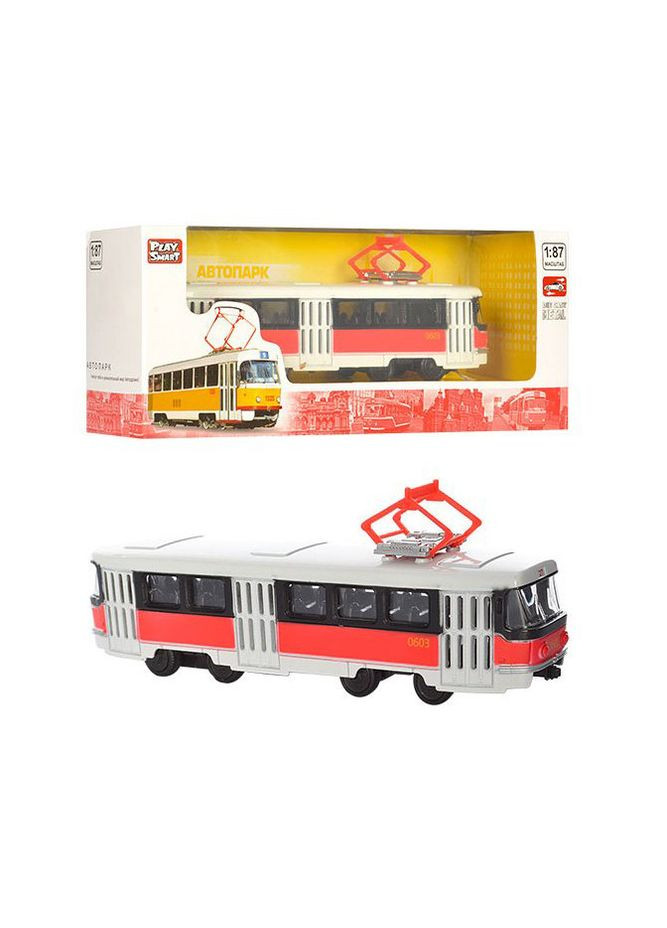 Іграшкова модель Трамвай 6411 інерційний 6411D Play Smart (364195246)
