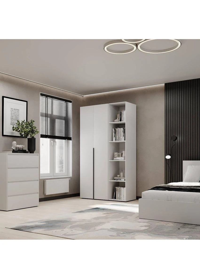 Шкаф распашной комбинированный №11 Light 1200x500x2200 бриллиант (LTK0111000000) Art In Head (387573943)