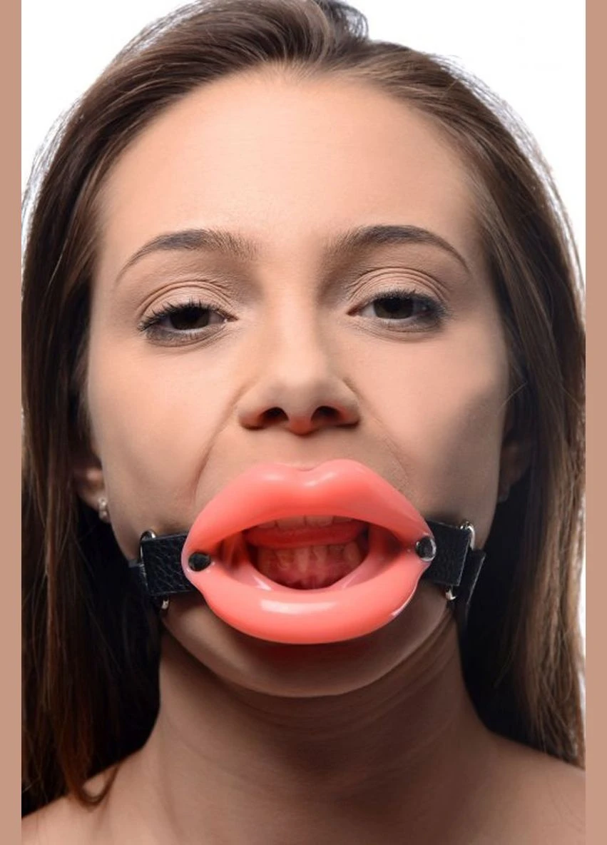 Расширитель для рта в форме губ Sissy Mond Gag Master Series (306440749)