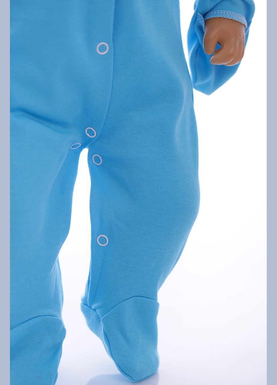 Человечек с шапкой для мальчика интерлок baby бирюзовый 56 см (41931) BABYKROHA (297200608)