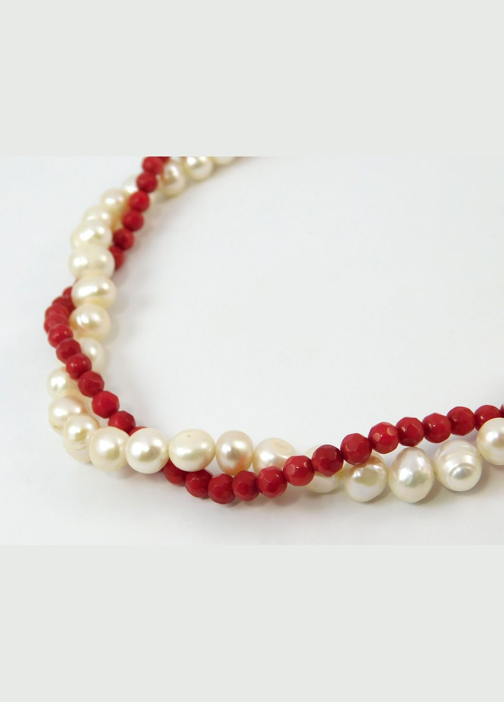 Ожерелье "Дыхание любви" Жемчуг, Коралл Fursa fashion (322316255)