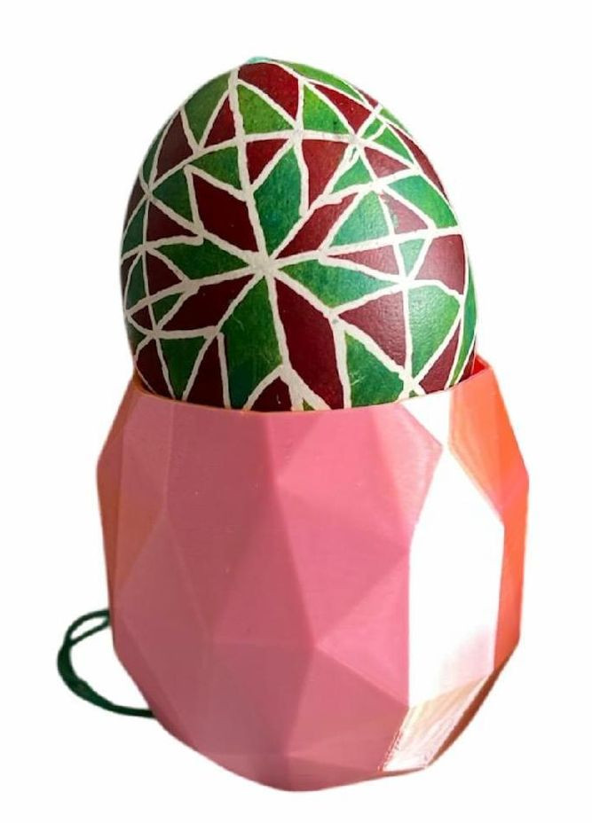 Підставка для яйця у геометричному стилі до Великодня No Brand (364502723)