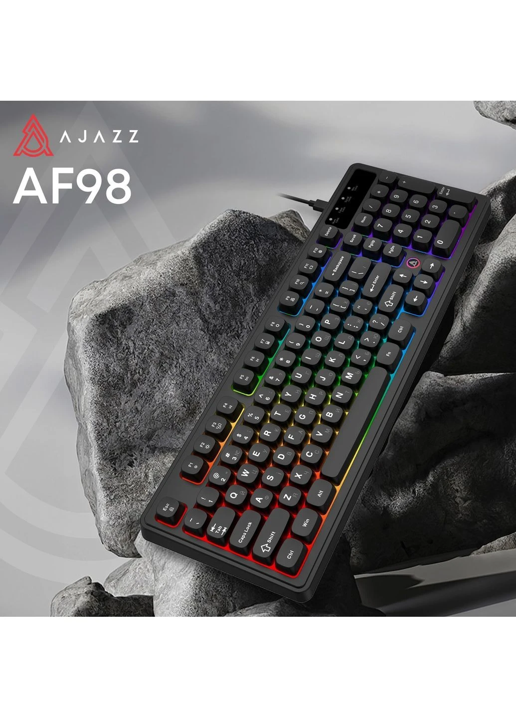 Клавіатура AF98 Black (AF98-B) [156888] Ajazz (400980018)