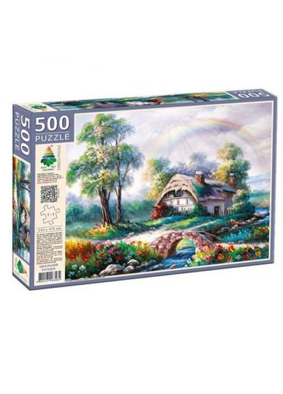 Пазли "Ідеальний котедж", 500 елементів, 47 х 33 см Київська фабрика іграшок (356459732)
