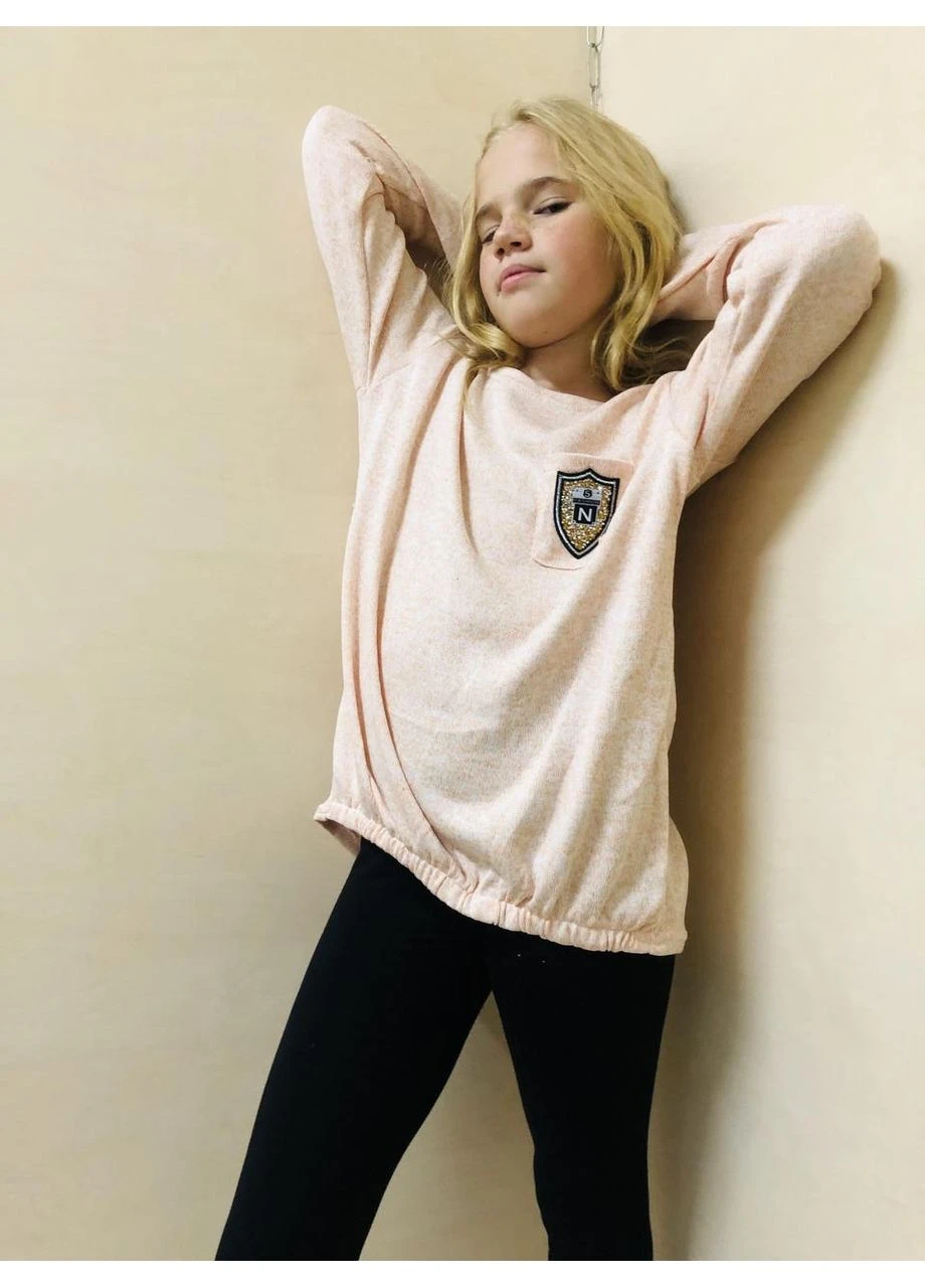 Тонкий в'язаний Светр Світшот для дівчинки Новорічний 98 104 110 116 122 128 No Brand (389580205)