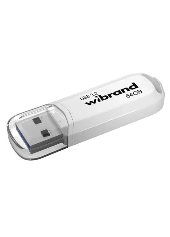 USB флеш накопичувач 64GB Marten White USB 3.2 Gen 1 (USB 3.0) (WI3.2/MA64P10W) Wibrand (400030111)