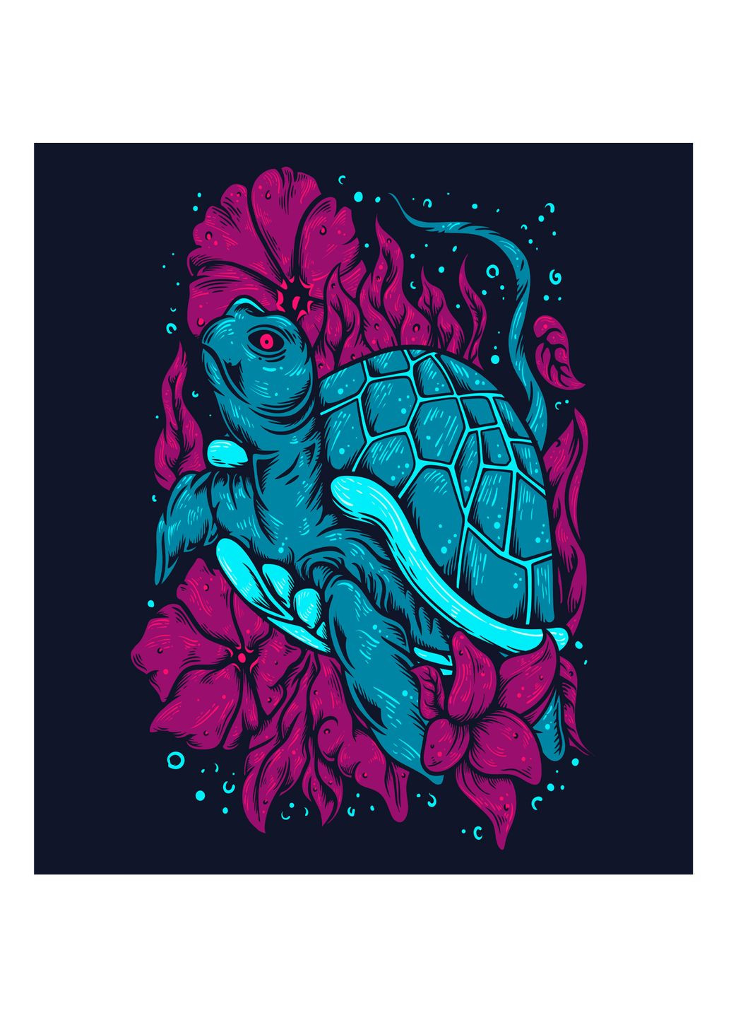 Алмазная мозаика "Черепаховые мечты" см — картина для творчества, декор для дома. Strateg (369760927)