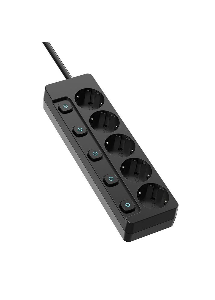Фильтр питания СolorWay (CW-PSEA52SBK) 5 розеток, 2м, Black Colorway (368679682)