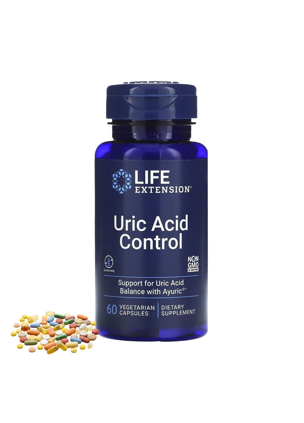 Uric Acid Control - 60 vcaps Life Extension (367956647)