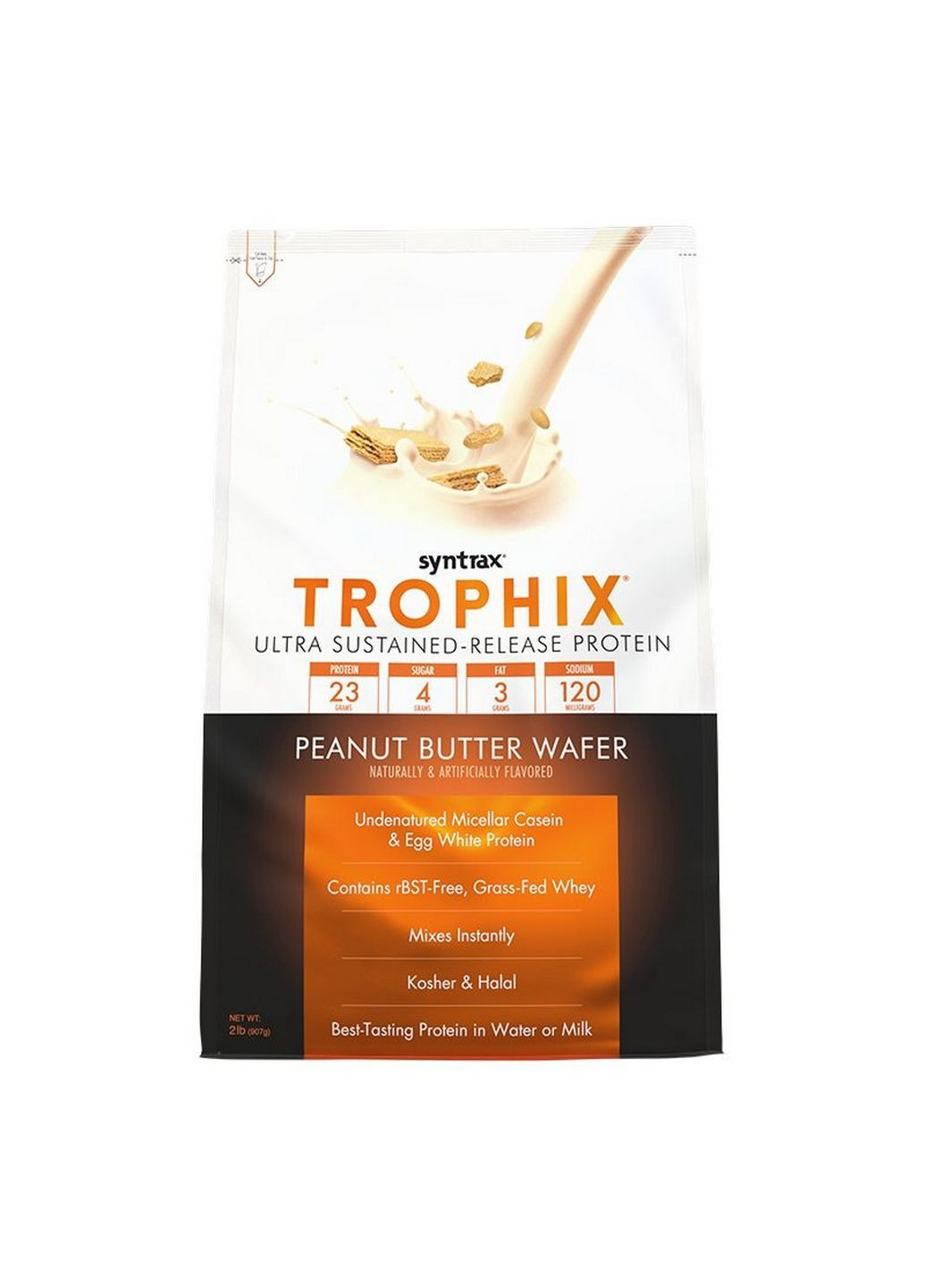 Протеїн Trophix, 907 грам Вафлі з арахісовим маслом Syntrax (293420868)