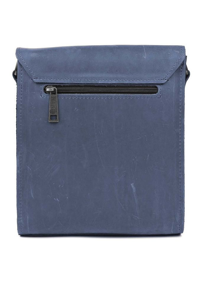 Чоловіча шкіряна сумка через плече RK-30272-3md крейзі хорс синій TARWA (330795383)