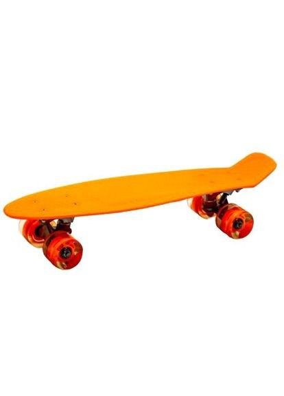 Пенні Борд помаранчевий скейтборд для підлітків легкий та міцний. ProDobro (367098218)
