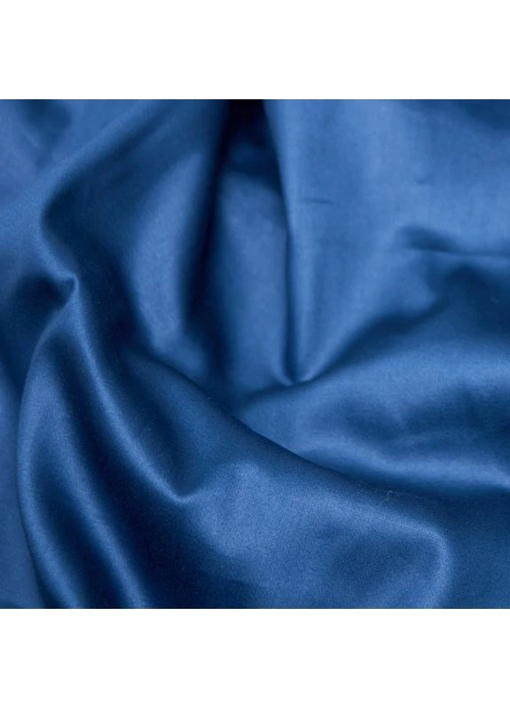Простирадло на резинці Сатин Premium 160х200х25 см (MS-850003954) Moon&Star Navy Blue (386587194)
