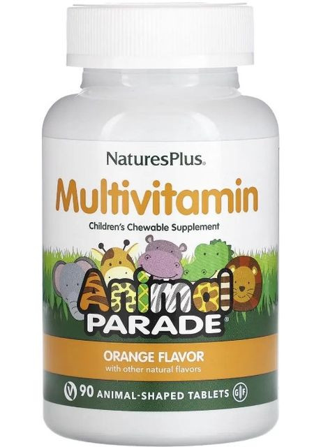 Витамины и минералы для детей Nature's PlusMulti-Vitamin & Mineral Supplement 90 таб. апельсин Nature's Plus (359473350)