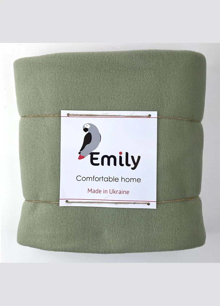 Плед флісовий Сomfort оливковий 150х150 см Emily (299232702)