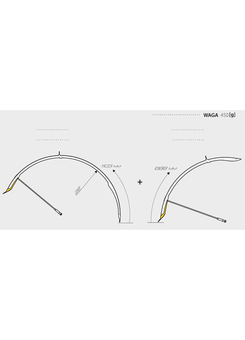 Крылья Ubiquit SDL 28"/46 мм (A-B-0132) Simpla (369782080)