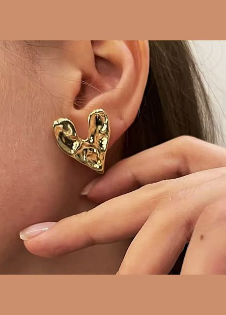 Сережки жіночі Серця No Brand (335381314)