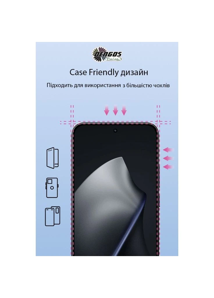 Скло захисне (ek18606) DENGOS Full Glue Xiaomi 15T/15T Pro Black (388906296)