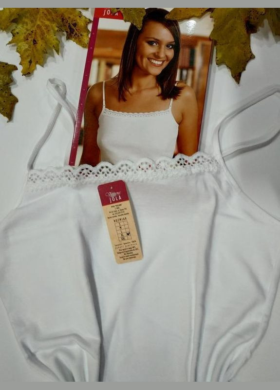 Великолепная белая женская хлопковая маечка jola Violana — 369160914