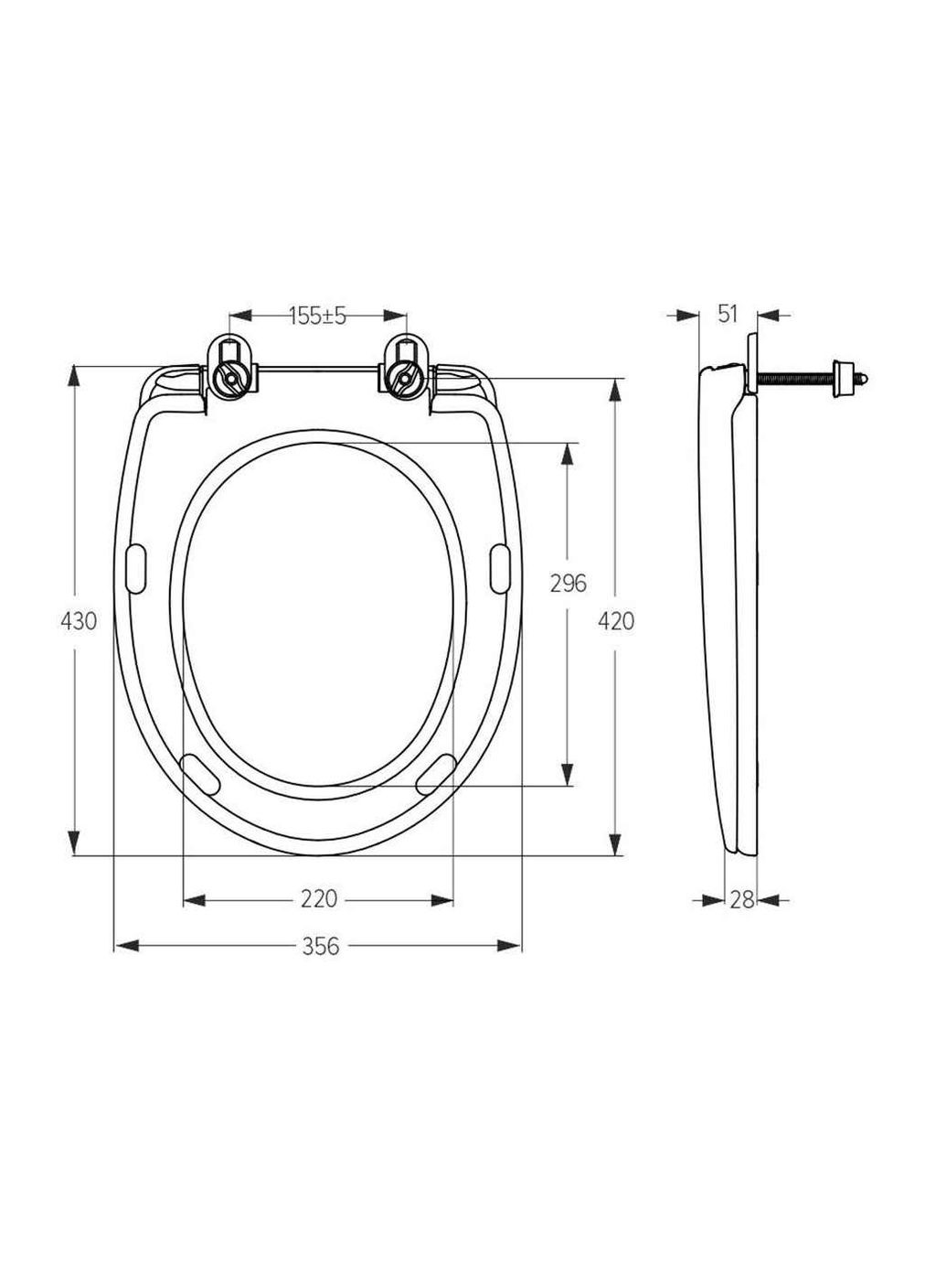 Сидения для унитаза СП-8 Полімердеталь (359432931)